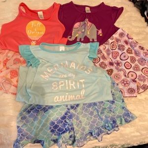 Bundle of 3 Sets Girls PJs